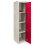 3 x Lockerkast Metaal - Rood - Vierdeurs 7
