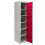 MonsterShop Steel Lockers 6 Doors Lockable Metal Storage Staff Gym Changing Room School Red 7