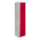 MonsterShop Steel Lockers 6 Doors Lockable Metal Storage Staff Gym Changing Room School Red 3