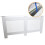 Kryt radiátoru MDF bílý 1720 mm 2