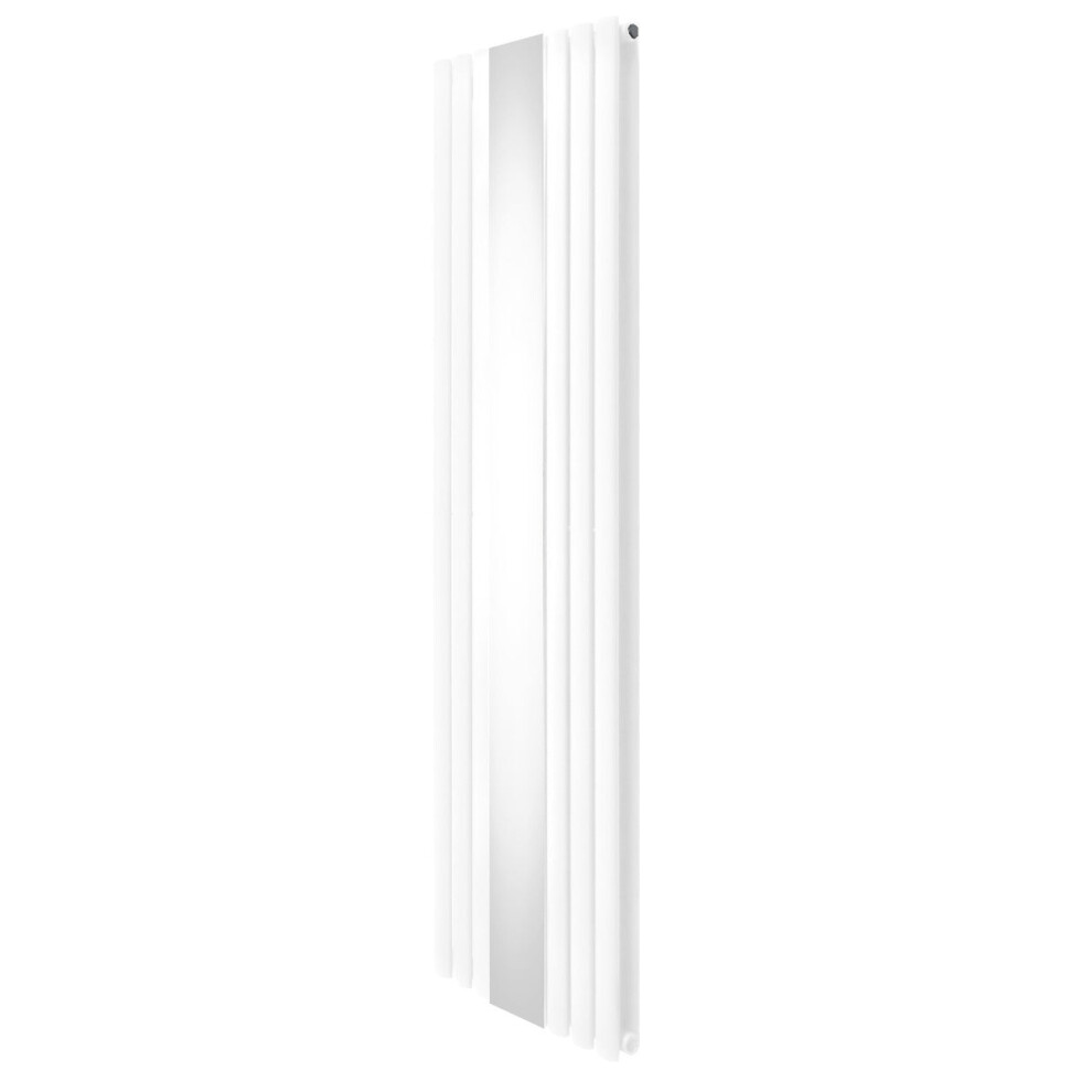 Oval Mirror Radiator - 1800mm x 500mm - Black