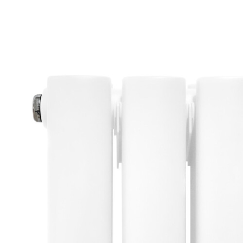 Ovaler Spiegelheizkörper - 1800mm x 500mm - Schwarz 2