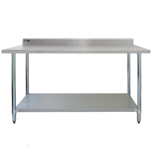 ?tag?re Appoint Restauration Plan de Travail Cuisine 2 Niveaux Acier 1