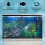 Aquarium ? bords Blanc & Noisette, Kit de D?marrage, Meuble de support Blanc 2