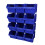 Parts Storage Bins Stackable Quick Pick Warehouse Garage 12 Strong Plastic Boxes 1