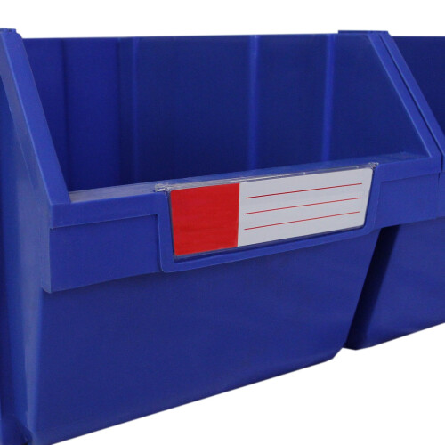 Parts Storage Bins Stackable Quick Pick Warehouse Garage 12 Strong Plastic Boxes 2