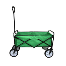 Chariot pour Jardin Pliable Caddie Utilit? Brouette Vert Transport Remorque
