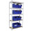 3 x E-Rax hvide metalreoler 3