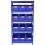 T-RAX ?tag?re Bleu 90cm avec 12 x Poubelles ? Choix Rapide 4