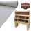 Camper Van Lining Silver Grey 4 Way Stretch & VW Transporter Van Racking Lagerung 1