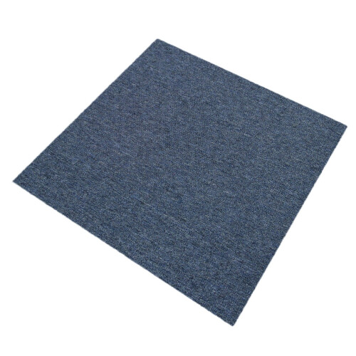 Dalle de Moquette Ultra-R?sistant Bleu Temp?te & Gris Tapine Usage Professionel 2