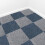 Dalle de Moquette Ultra-R?sistant Bleu Temp?te & Gris Tapine Usage Professionel 2