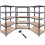 3 x Monster Racking T-Rax 90cm Lagerregal Schwarz 1