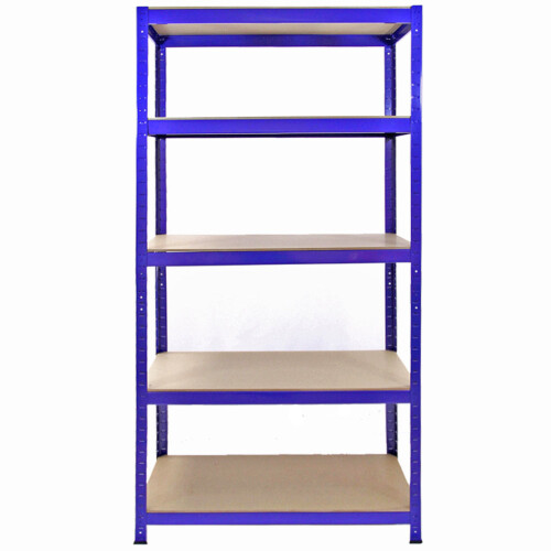 5 Rayonnages T-Rax Bleus 90cm x 45cm x 180cm 1