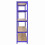 5 Rayonnages T-Rax Bleus 90cm x 45cm x 180cm 3