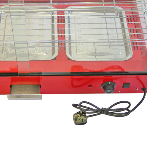 KuKoo 90 cm bred matvarmer i glass 2