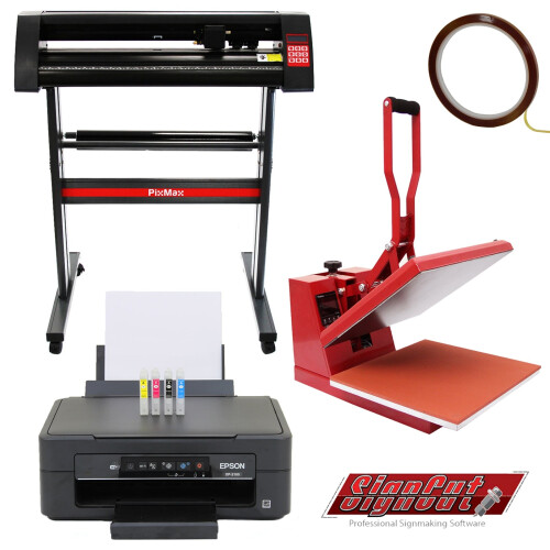 Vinyl Cutter Sublimation Printer Heat Press Plotter Machine Printing