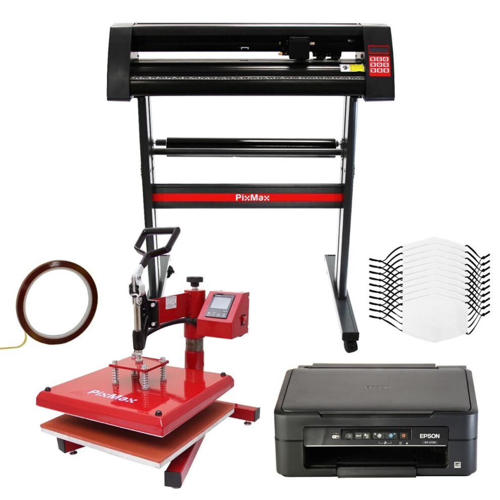 Face Mask Sublimation Vinyl Cutter Heat Swing Press Transfer Printer Signcut Pro
