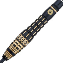 Unicorn Top Brass Barrel Darts Style 4 Steel Tip Ultrafly Flights Black & Gold - 20g