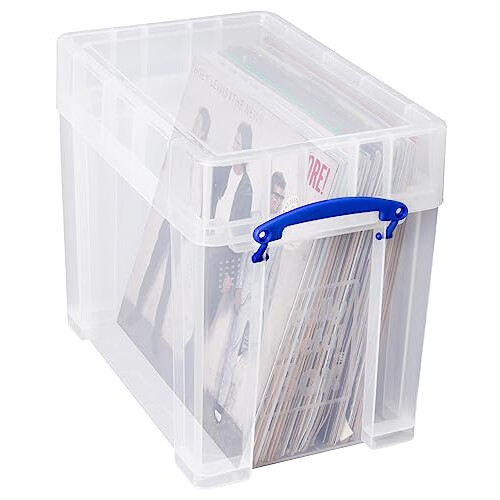 Really Useful Really Useful Plastic Storage Box 19 Litre with XL Lid Clear