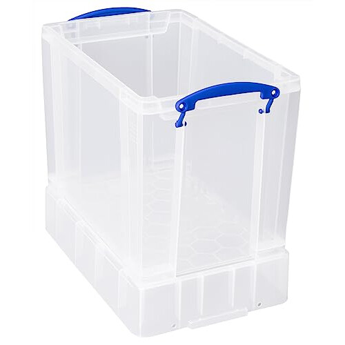 Really Useful Really Useful Plastic Storage Box 19 Litre with XL Lid Clear 2
