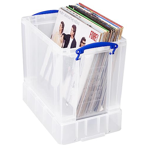 Really Useful Really Useful Plastic Storage Box 19 Litre with XL Lid Clear 1
