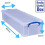 Really Useful Really Useful Plastic Storage Box 22 Litre Clear 2