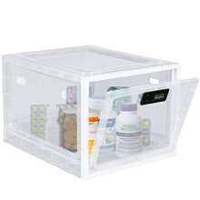 Medicine Lock Box, Medication Lockable Container for Refrigerator Food Safe Locking Box Tablet Phone Locked Box for Kitchen Home School and Office