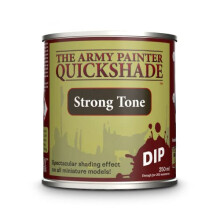 The Army Painter Quickshade Dip Strong Tone, Quickly Dipping and Shading Entire Wargaming Armies, Oil Wash for Miniature Figures, for Tabletop