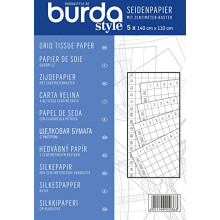 Burda Burdastyle Tissue Paper with Centimetre Grid, Blue, One Size