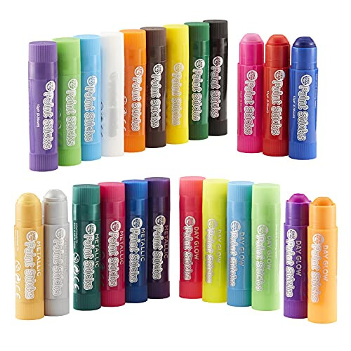 Little Brian Watercolour LBPS10CMDA24 Paint Sticks Bumper Pack, 24 Assorted, Multi 1
