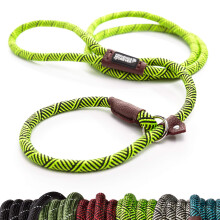 Friends Forever Extremely Durable Dog Rope Leash, Premium Quality Training Slip Lead, Reflective, Thick Heavy Duty, Sturdy, No Pull, Comfortable For