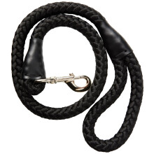 Ancol Nylon Super-Sized Rope Lead Black, 1.07 m Length by Extra Thick 20 mm Width