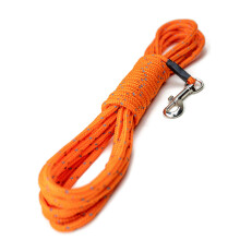 Mighty Paw Check Cord | Light Weight 9m/30ft Dog Training Lead. Durable, Weather Resistant Climbers? Rope with Reflective Stitching. Perfect for