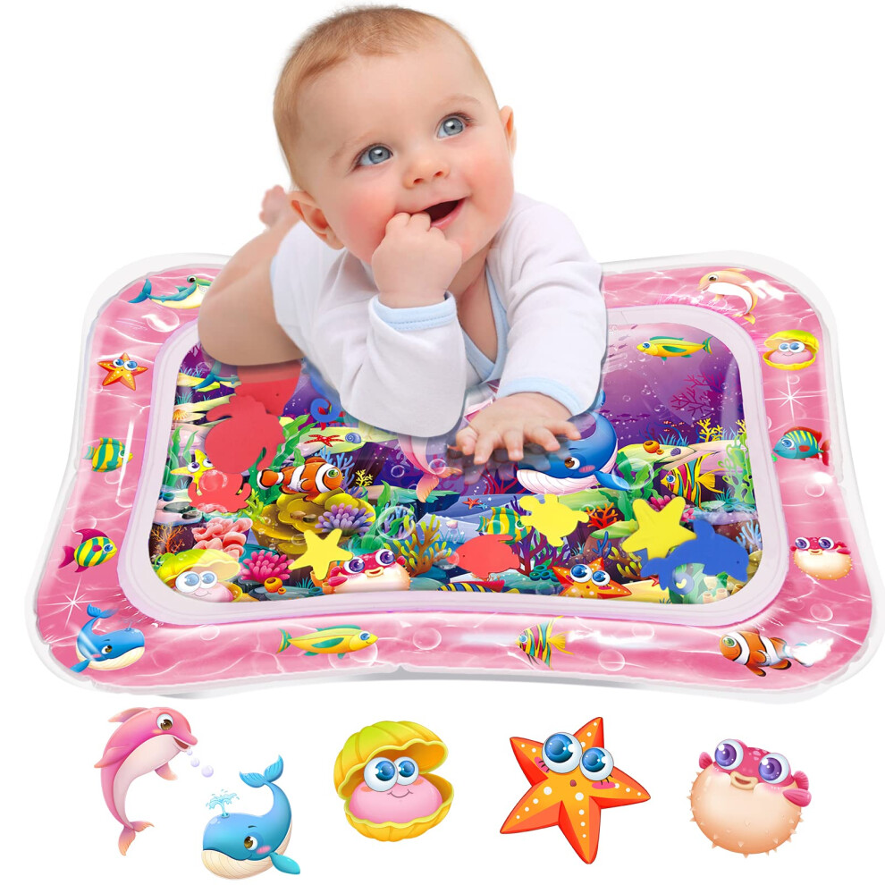 Infinno Tummy Time Mat Premium Baby Water Mat (Multicoloured)