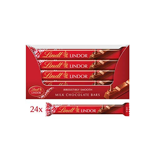 Lindt Lindor Bar Milk 38gx24 SRP