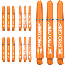 Target Darts 5 x Sets of Orange Pro Grip Shaft Intermediate - 15 in Total