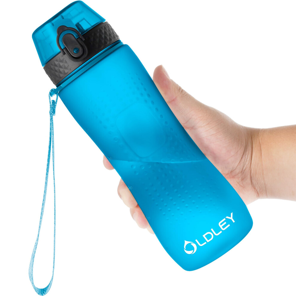 Oldley 750Ml/25Oz Water Bottles With Straw Bpa Free Tritan Water Bottles For Gym School Sports Travel Leakproof Time Markings Drink Bottles Reusable