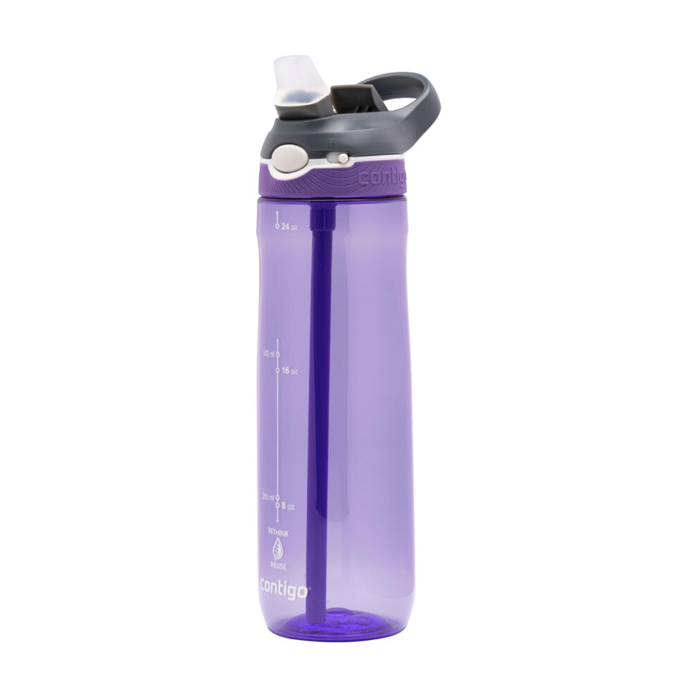 Contigo Cortland Autoseal Water Bottle | Large 720ml BPA Free Drinking Bottle | Sports Flask | Leakproof Drink Bottle | Ideal for School, Gym, Bike,