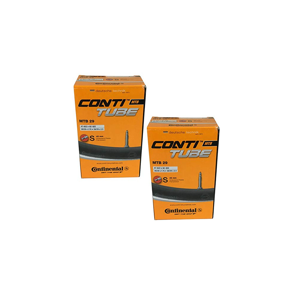 Photos - Bike Inner Tube Continental 29" x 1.75-2.5 Mountain  with 42mm Presta Valve  182181 (Pair)