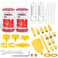 ytorgr Brake Bleed Kit with 120ml Mineral Bicycle Brake Fluid for Hydraulic Disc Brakes Shimano Tektro Magura MTB BIKET2023