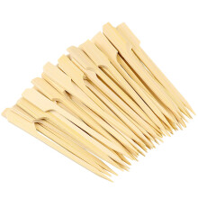 Hysagtek 400 Pieces Bamboo Skewers Toothpicks 3.5 Inches Cocktail Picks for Appetizer Picks Wooden Bamboo Skewers Toothpicks for Cocktail, Appetizers,