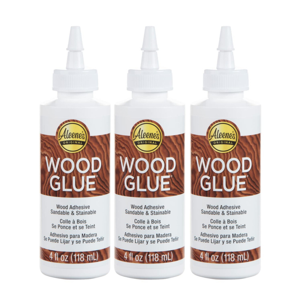 Aleene's , Ilovetocreate 4 Oz. Wood Glue 3 Pack Bundle, Multi