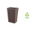 Curver Curver Jute Woven Effect 70% Recycled Rectangular Laundry Hamper 58 Litres ? Peppercorn 2
