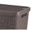 Curver Curver Jute Woven Effect 70% Recycled Rectangular Laundry Hamper 58 Litres ? Peppercorn 3