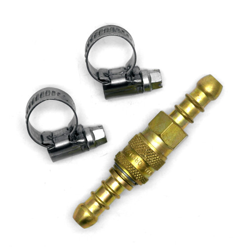 Continental continental/1stserie Inline Quick Release Fitting Coupling for 8mm propane/butane gas + 2 Clips 1