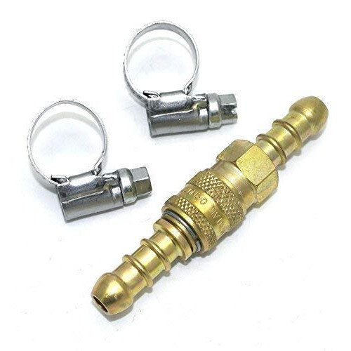 Continental continental/1stserie Inline Quick Release Fitting Coupling for 8mm propane/butane gas + 2 Clips