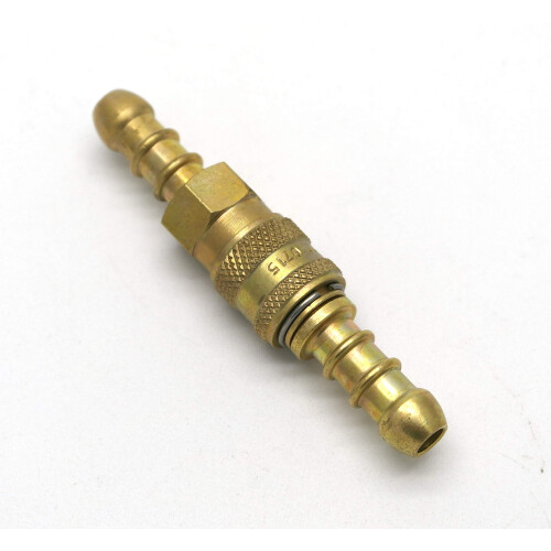 Continental continental/1stserie Inline Quick Release Fitting Coupling for 8mm propane/butane gas + 2 Clips 2