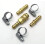 Continental Quick Release Gas Fitting for propane/butane Hose with extra nozzle and clips(14 1