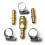 Continental Quick Release Gas Fitting for propane/butane Hose with extra nozzle and clips(14 3